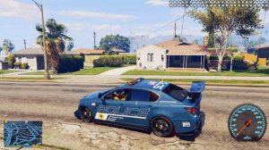 Гта 5 моды 50 звезд розыска гангстер угнал у полиции Лексус GTA 5 моды