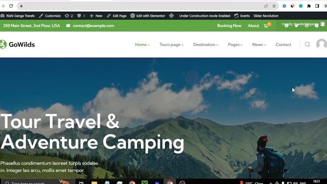 How to Make Travel Website in Wordpress