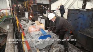 Обслуживание грохота TAPP Group. Зачистка постели крепления виброблока