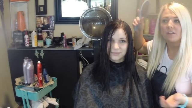 Cutting 9 inches OFF | Long Hair Cut To Medium Length смотреть онлайн