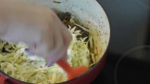 Куриная печень с капустой  Очень нежное и вкусное блюдо  Chicken liver with cabbage!