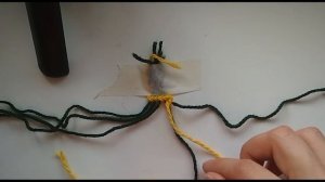 Фенечка прямым плетением или закладка для книги I DIY I Макроме