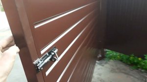 Распашные ворота и калитка