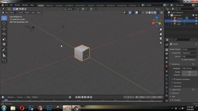 Object not showing in render view (blender tutorial) смотреть онлайн