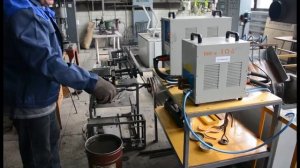 Закалка деталей в нагревательной печи, ТВЧ