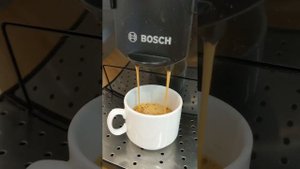 Кофемашина BOSCH BENVENUTO CLASSIC демонстрация работоспособности