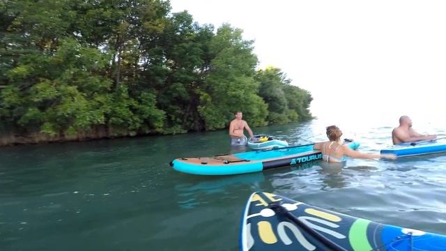 Прогулки на Сап Бордах, провожаем лето! Новотроицкое водохранилище. смотреть онлайн
