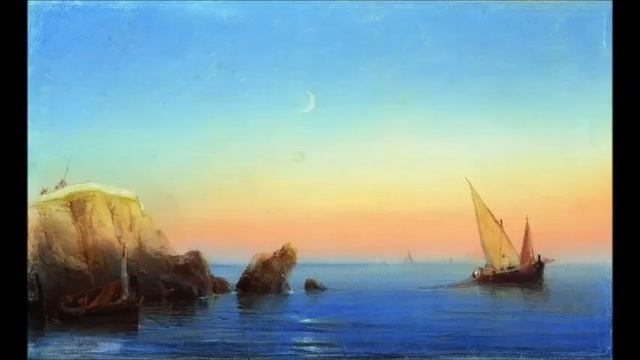 Тихое море Скалистый берег Айвазовский смотреть онлайн