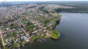 г. Добрянка, Пермский край, полет над городом UltraHD DJI Fhantom 4 04.08.2016