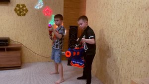 Nerf Game children vs alien нерф игра Дети против Инопланетян