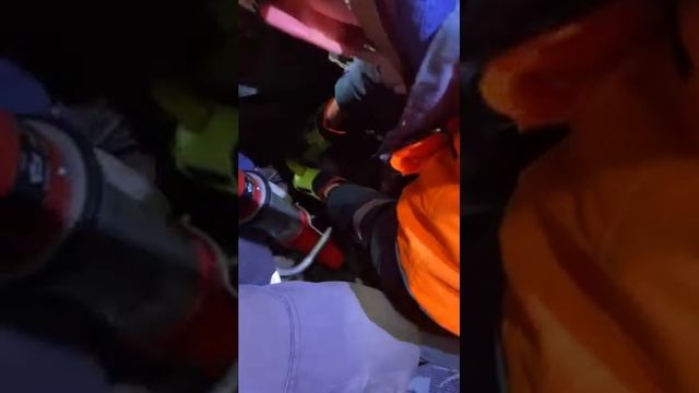 Работа спасателя от первого лица.