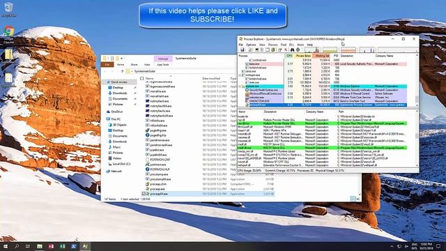 Windows 10 - Find Locked Files And Folders (Process Explorer) смотреть онлайн