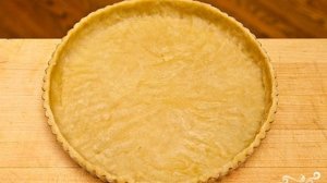 Песочный пирог с персиками