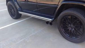 Custom Mercedes g500 w463 brabus style exhaust