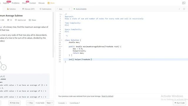 1120. Maximum Average Subtree (LeetCode) смотреть онлайн