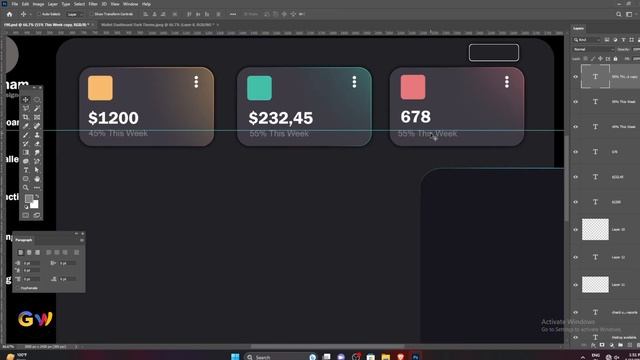 Using Photoshop and Making UI & UX : A Comprehensive Tutorial? #photoshop ✨11