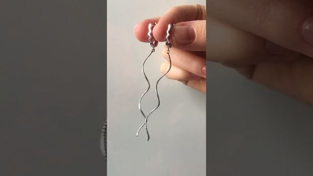 Серьги Спирали