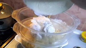 Правильное питание. Курочка и картошка в пароварке.