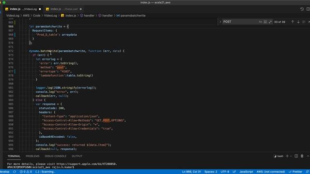 Writing Items in Batch in DynamoDB table смотреть онлайн