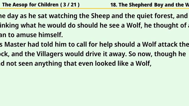 English CLUB/The Aesop for Children(3/21)/Aesop's Fables/Audio book/English book/Classic book смотреть онлайн