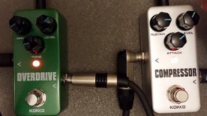 Kokko FCP2 Compressor + Kokko FOD3 Overdrive | Bass Test