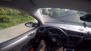 VW Golf 7 1.6TDI POV just driving POV