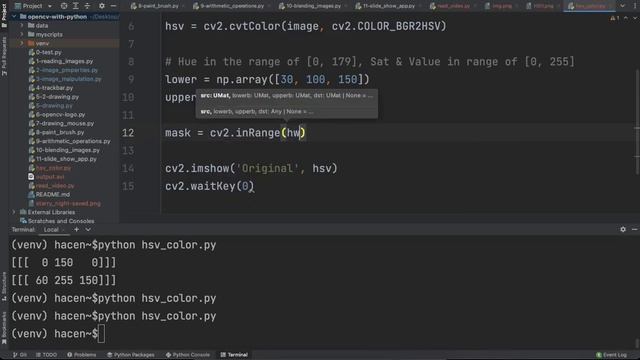 OpenCV with Python | 13-HSV Colorspace