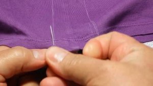 Как зашить вещь потайным швом. Secret seam. Лайфхак