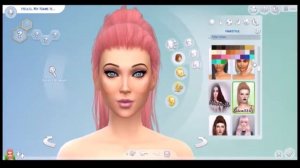 Create a SIm: Blue Girl - The Sims 4