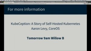 Self-hosted, Scale, and Federation with Kubernetes v1.4 and Beyond by Brandon Philips, CoreOS, Inc.