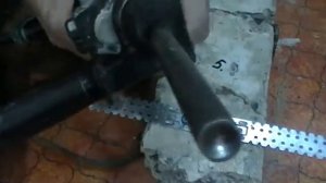 забиваем метал. дюбель-гвоздь