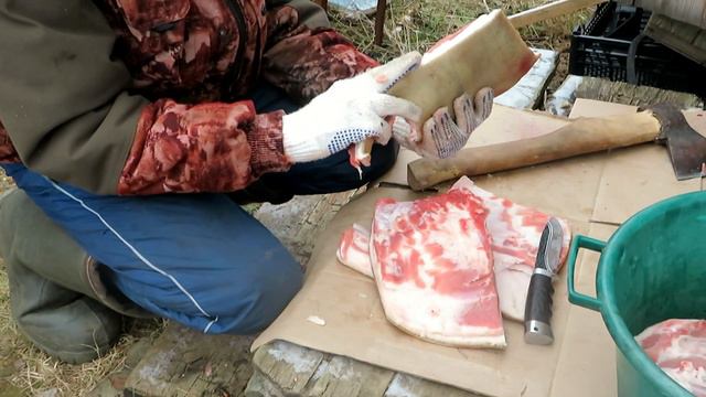 Разделка тушки свиньи  личный опыт