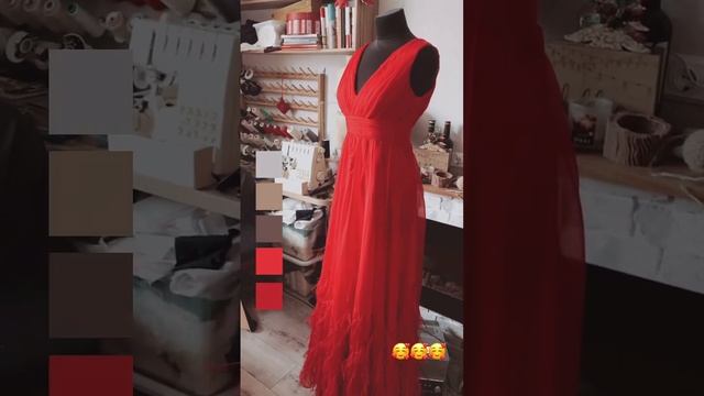 Натуральный шёлковый шифон + боа из страусиных перьев 2м = вечернее платье для Венского бала ❤️? смотреть онлайн