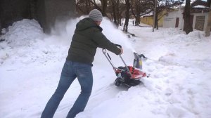 Снегоуборщик бензиновый AL-KO  SnowLine 55 E часть 1