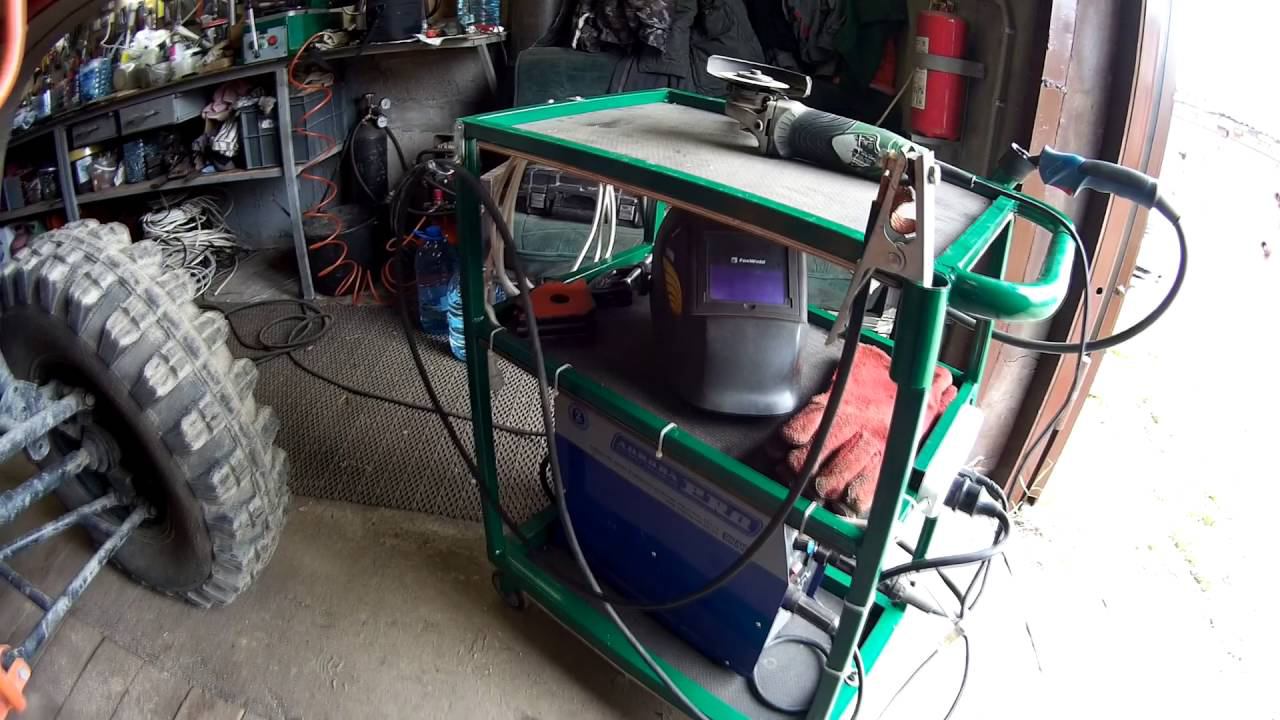 Своими руками. Тележка для сварочного аппарата. смотреть онлайн