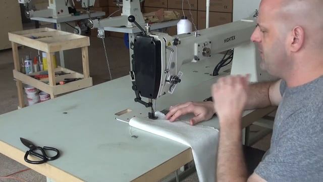 Машина для пошива строп, мебельных чехлов, палаток смотреть онлайн