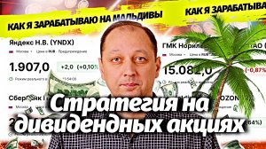 Стратегия на дивидендных акциях | Как я зарабатываю на Мальдивы