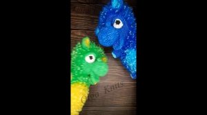 Мочалка-игрушка крючком "ДРАКОША"? / Мастер-класс / Обзор