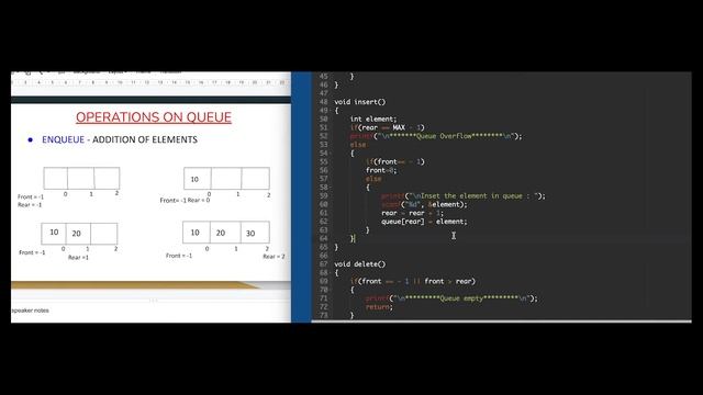 C Program for ENQUEUE & DEQUEUE in QUEUE | Data Structure смотреть онлайн