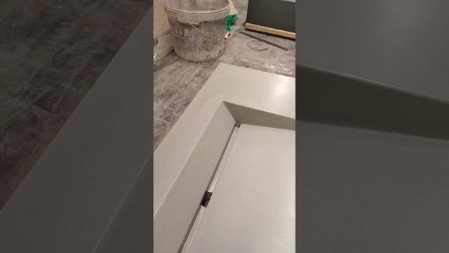 Раковина из бетона. работа с пропиткой.