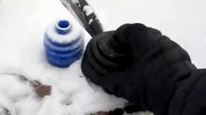 Обычные и силиконовые пыльники на морозе