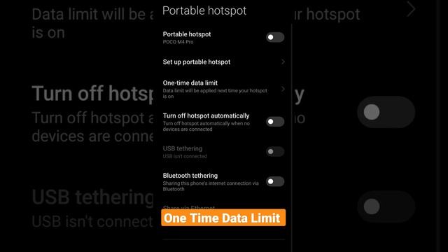 hotspot data limit kaise set kare ?? #tech #technology #techno #techvideo #hotspot #datalimit