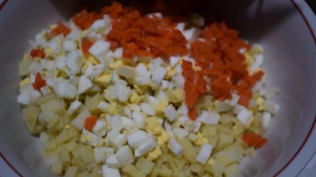 Новогодний Салат /Салат "Оливье" /Салат с Символом 2019 Года