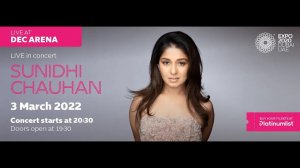 Sunidhi Chauhan Live in Expo 2020 Dubai, UAE