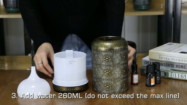 Cool Mist Ultrasonic Aroma Diffuser (Metal, varnish, manual paint) смотреть онлайн