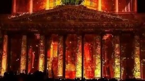 Moscow Light Festival - 3D Mapping. Bolshoi Theare - Show film MEDUSE.VIDEO