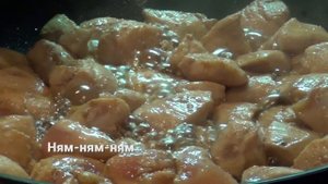 Курица в кисло-сладком соусе по-китайски. Видеорецепт