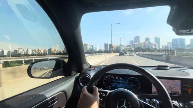 2023 Mercedes-Benz GLB 200d compact SUV POV driving, Dongdaemun to Gangnam, Seoul, Korea #suv #glb смотреть онлайн