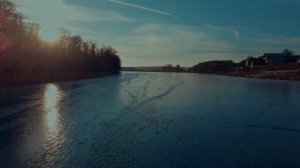 Озеро Смехра, Россия, Декабрь. Lake Smekhra, Russia, December. DJI Mavic Mini