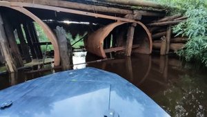 Мотор болотоход Max motor 30 л.с лодка Гунч 4.10 ( GOONCH ) и загруженность 4 человека.